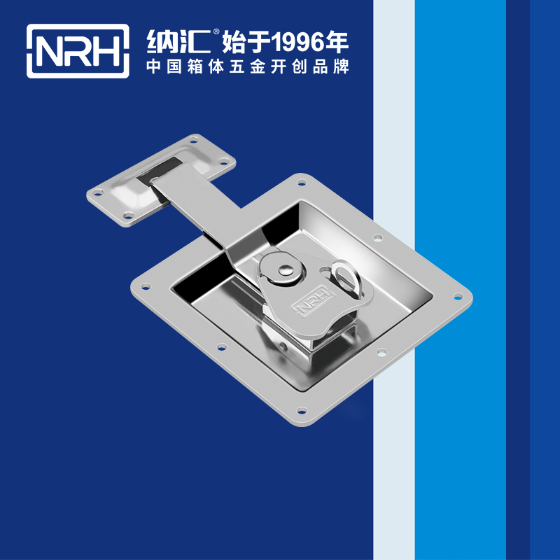 长钩蝴蝶锁_后勤保温箱蝴蝶锁箱扣_镀铬蝴蝶锁6152-120K